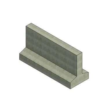 Fundação trapezoidal