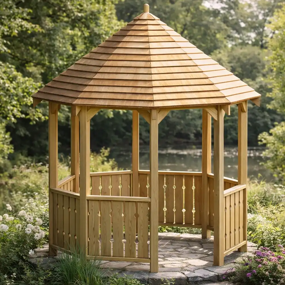 Gazebo de madeira