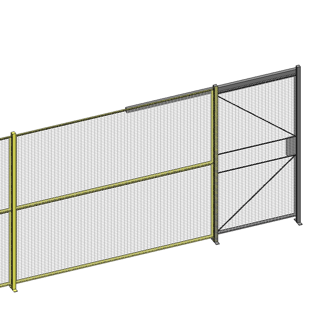Grade com Portão para Áreas Seguras / Almoxarifados