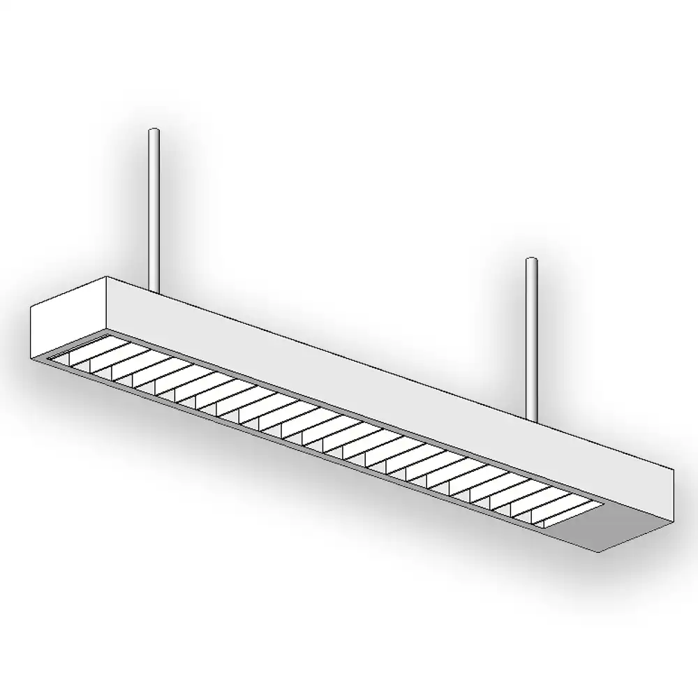 Luminária Aletada