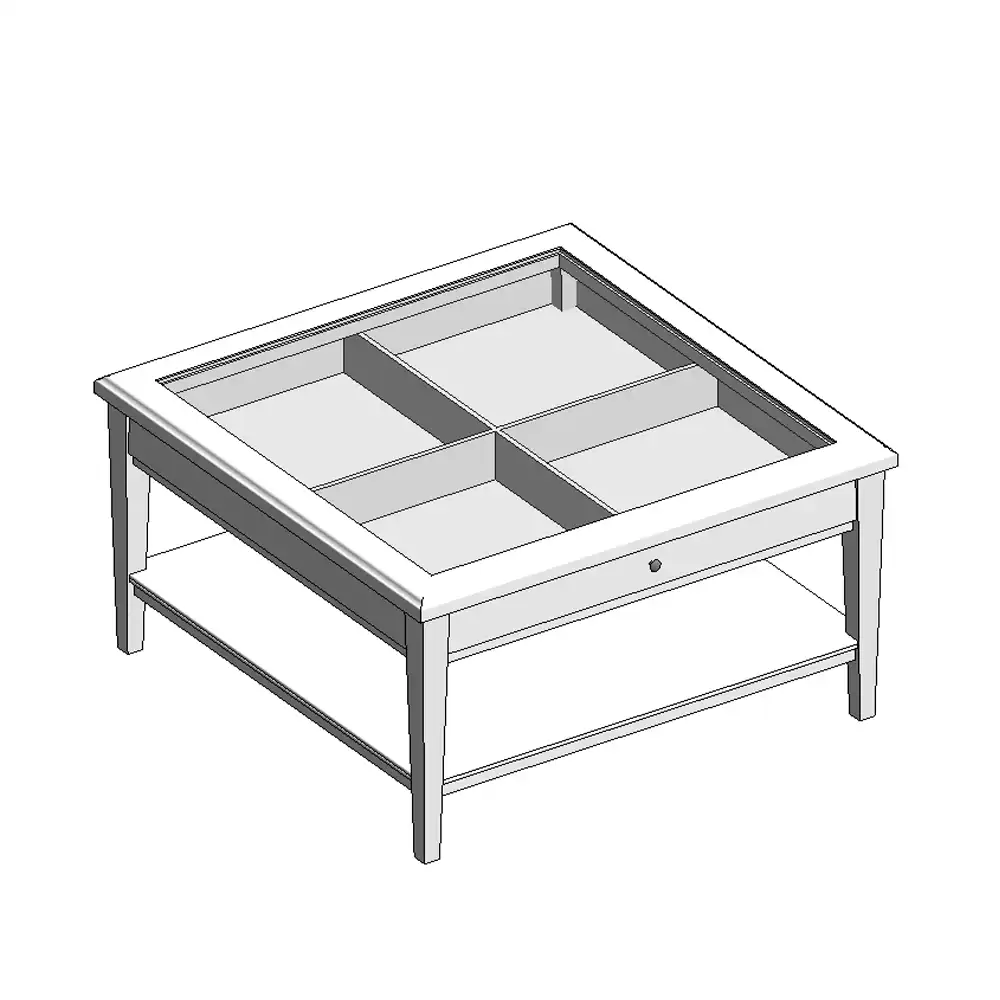 Mesa de centro branca