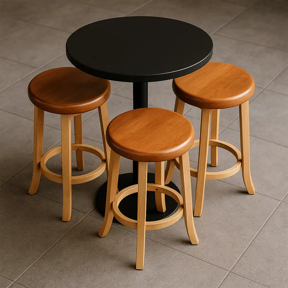 Mesa alta com banqueta Mesa alta com banqueta