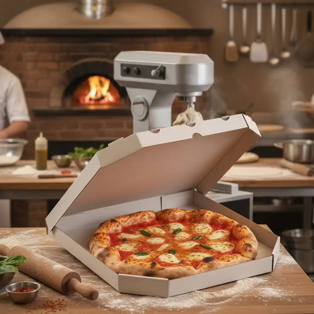 Pizza na caixa