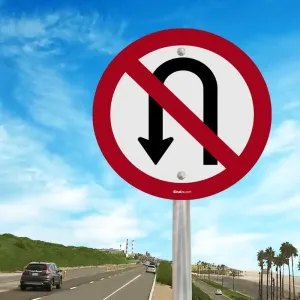 Placa Proibido Retornar