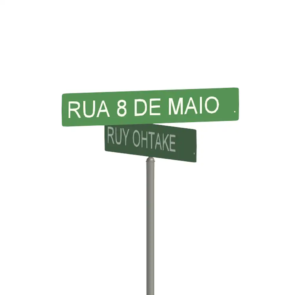Placa Identificação Ruas
