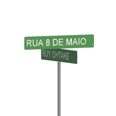 Placa Identificação Ruas