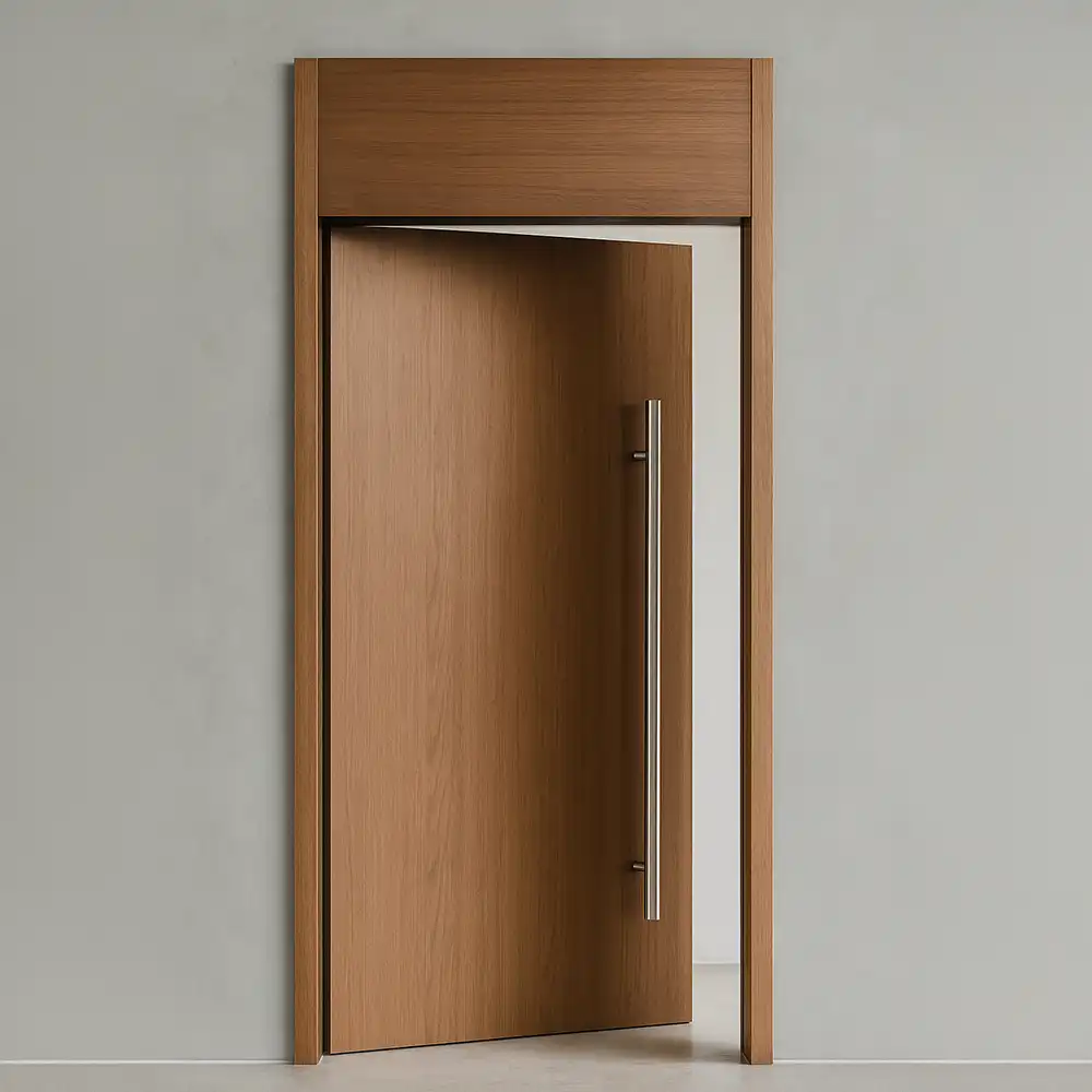 Porta pivotante com bandeira Porta pivotante com bandeira