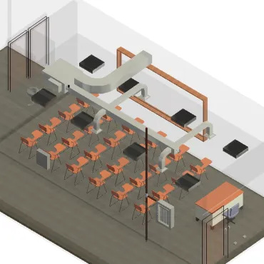 Projeto HVAC Sala de Aula