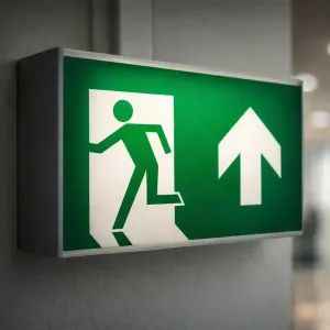 Luminária Balizamento Rota de Fuga