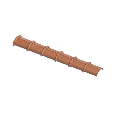 Telha cumeeira para muro