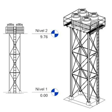Torre para Reservatório de Água