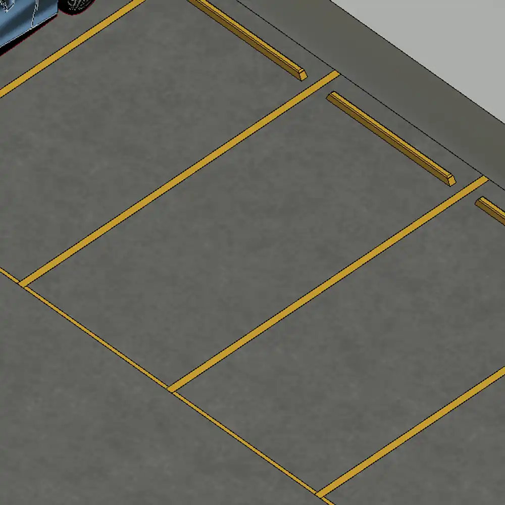 Vaga de estacionamento paramétrica