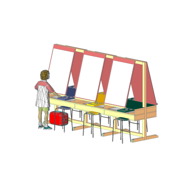 Estande de Pintura