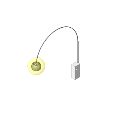 Luminária de piso Castiglioni Bow Lamp