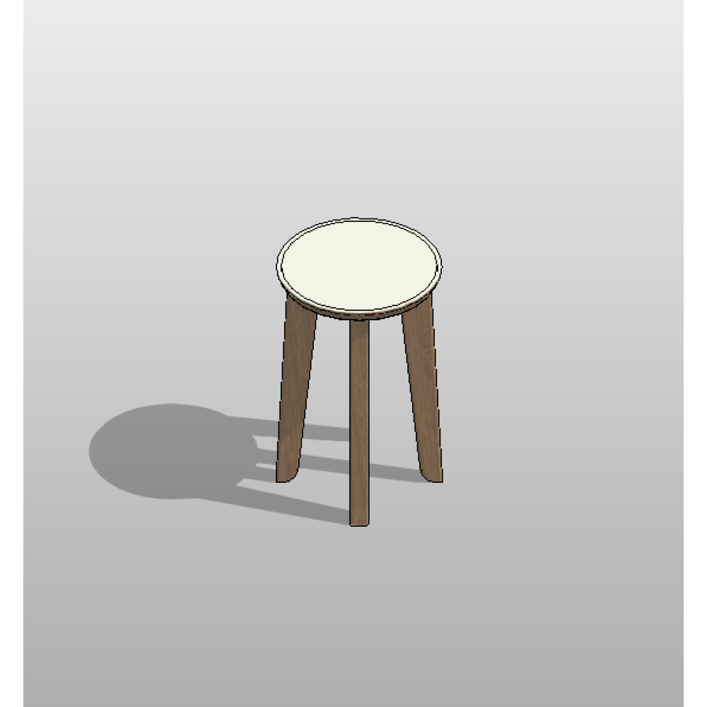 Mesa de canto redonda