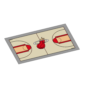 Quadra de Basquete Miami Heat