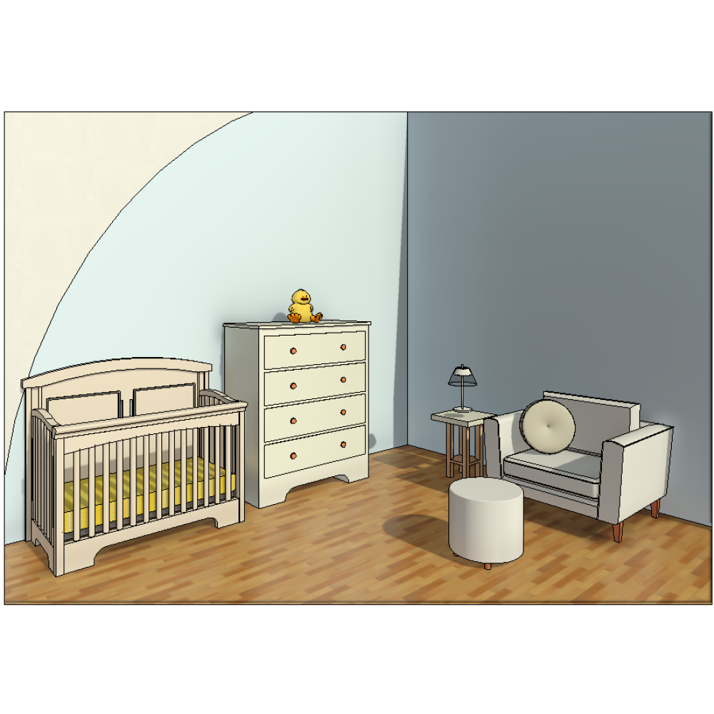 Ambiente quarto de bebê