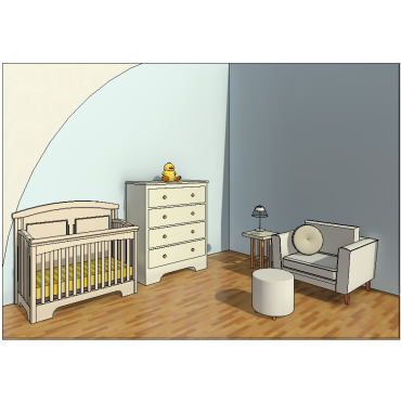 Ambiente quarto de bebê