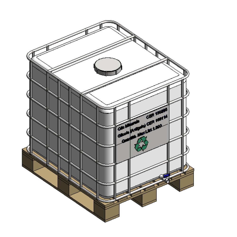 Tanque Industrial com pallet
