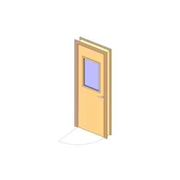 Porta com visor