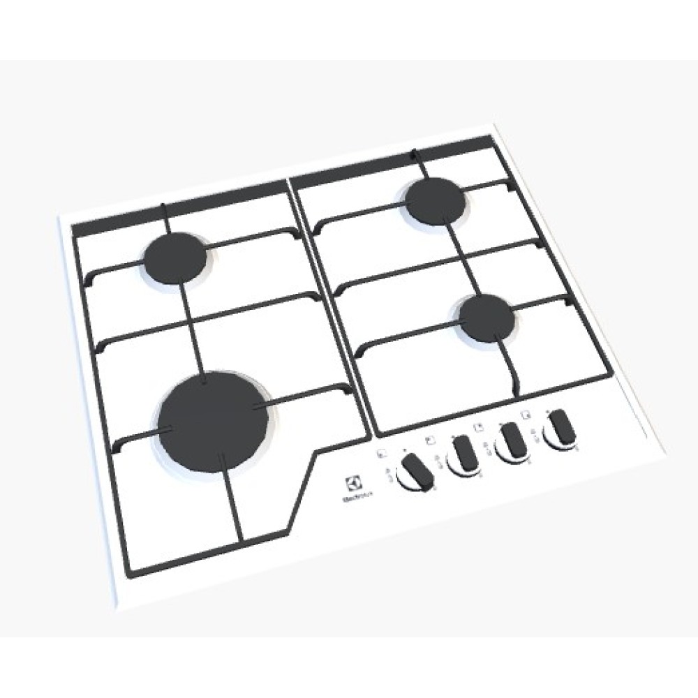 Fogão a Gás tipo cooktop Hob 60 White