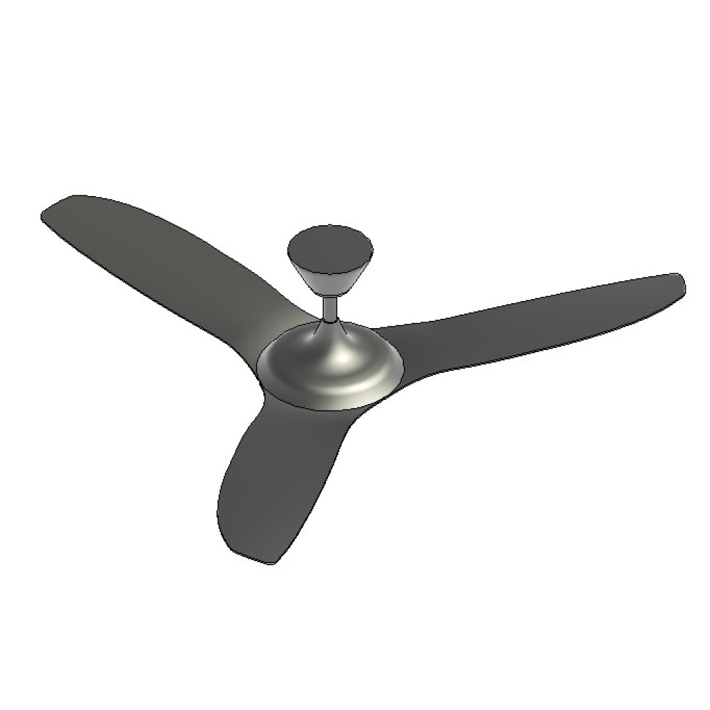 Ventilador de teto 3 pás