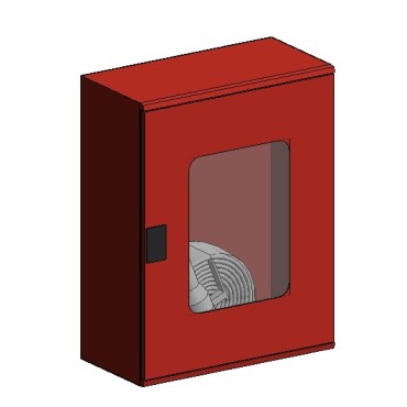 Caixa de mangueira de incêndio com Visor