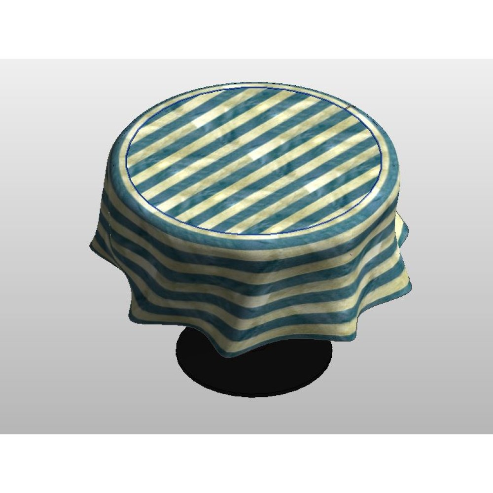 Mesa com toalha