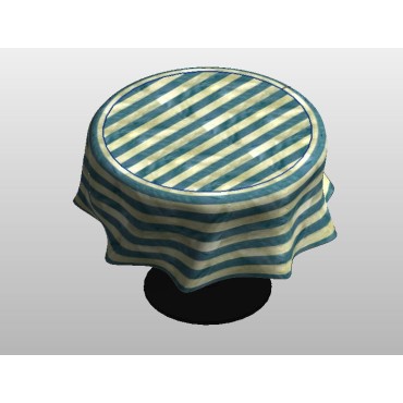 Mesa com toalha