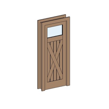 Porta de madeira tipo celeiro