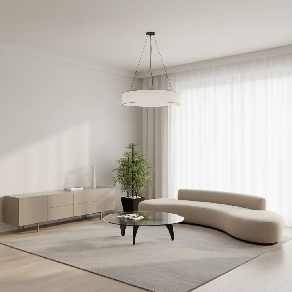 Ambiente completo minimalista montado no Revit